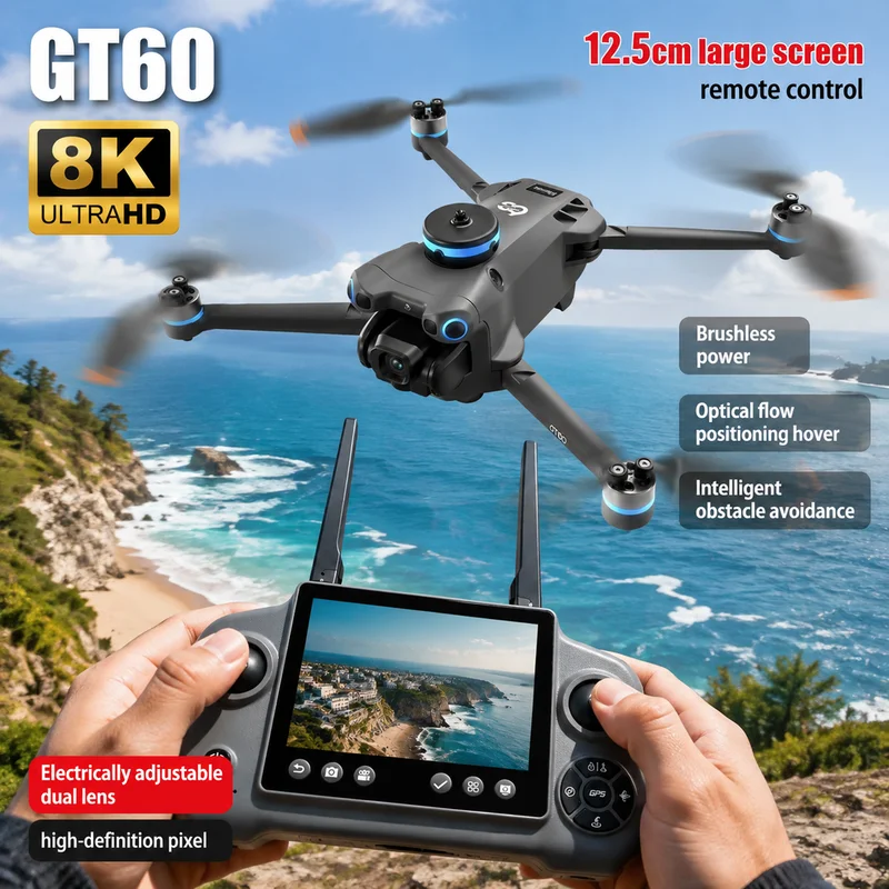Drone Gps Mount - NEW GT60 Mini Drone Dual Cameras