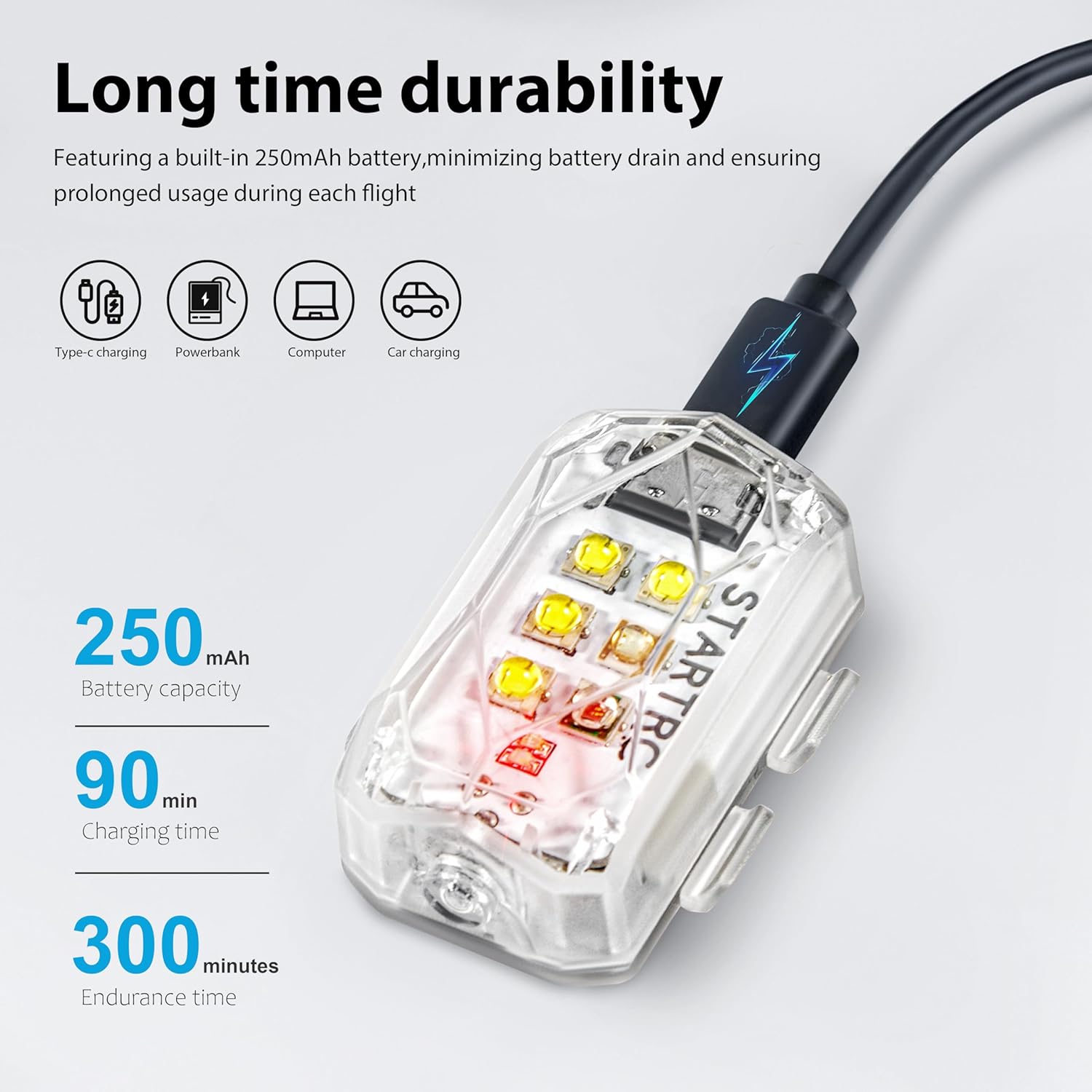 STARTRC Drone Strobe Light Ant - Drone Led Light recension och pris