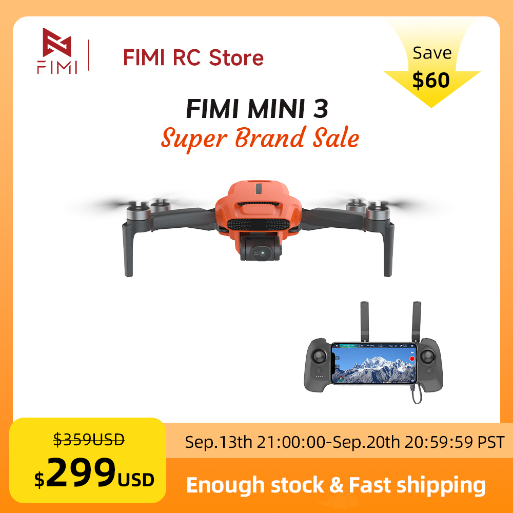 FIMI MINI 3 Camere Drone 4K 60 - Drone Gps Mount recension och pris